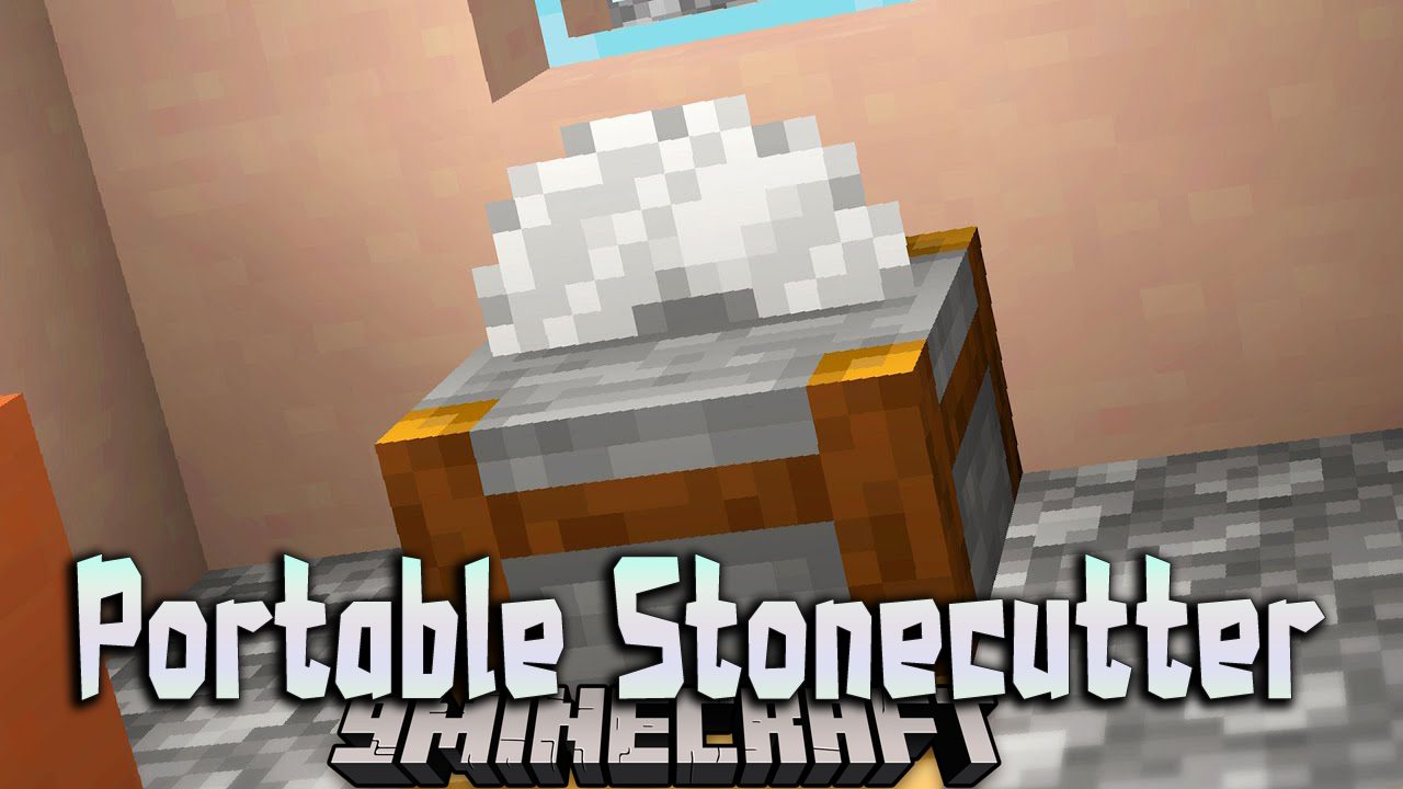 Portable Stonecutter Mod (1.18.2, 1.16.5) - Stonecutting on The Go 1