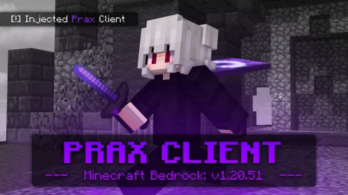 Prax Client (1.21, 1.20) – MCPE/Bedrock Thumbnail