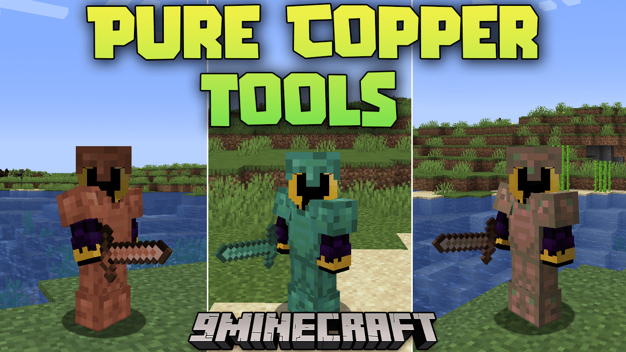 Pure Copper Tools Mod (1.20.4, 1.19.4) - A Touch Of Elegance, Discover The Beauty Of Pure Copper Tools 1