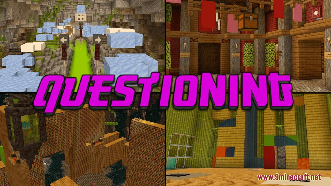 Questioning Map (1.21.1, 1.20.1) - Adventure of Mystery and Puzzles 1