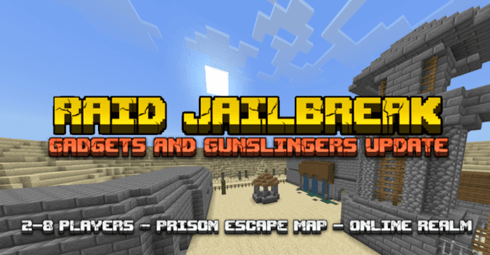 Raid Jailbreak Map (1.20) - MCPE/Bedrock 1