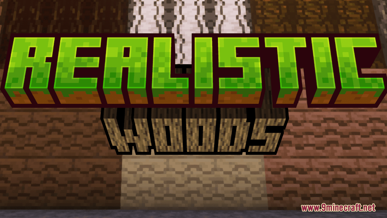 Realistic Woods Resource Pack (1.21.1, 1.20.1) - Texture Pack 1