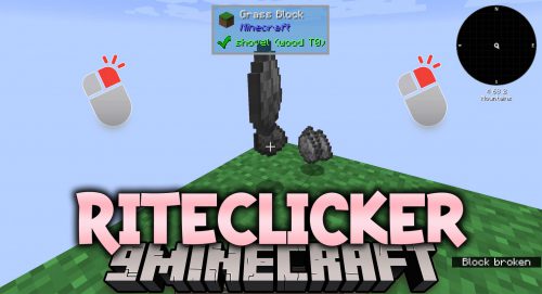 RiteClicker Mod (1.12.2) – Right Click a Block and Get Stones Thumbnail