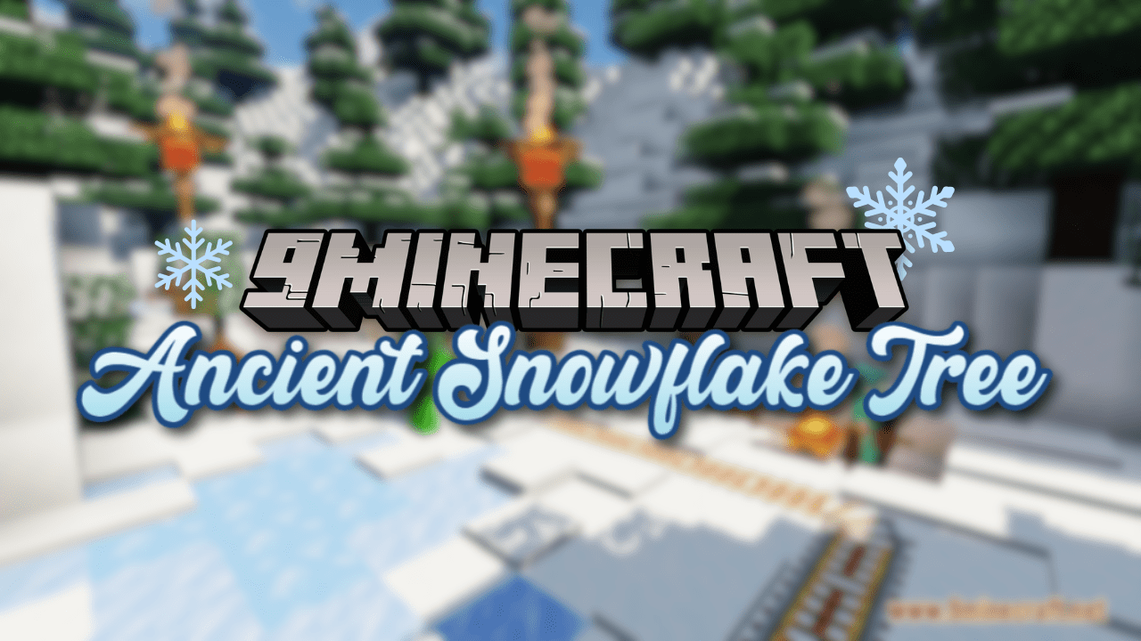 Road to The Ancient Snowflake Tree Map (1.21.1, 1.20.1) - Snowy Journey 1