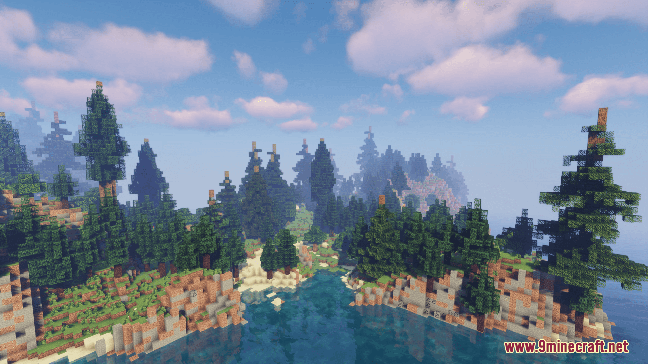 Rock Island Map (1.21.1, 1.20.1) - Heaven of Natural Beauty 2