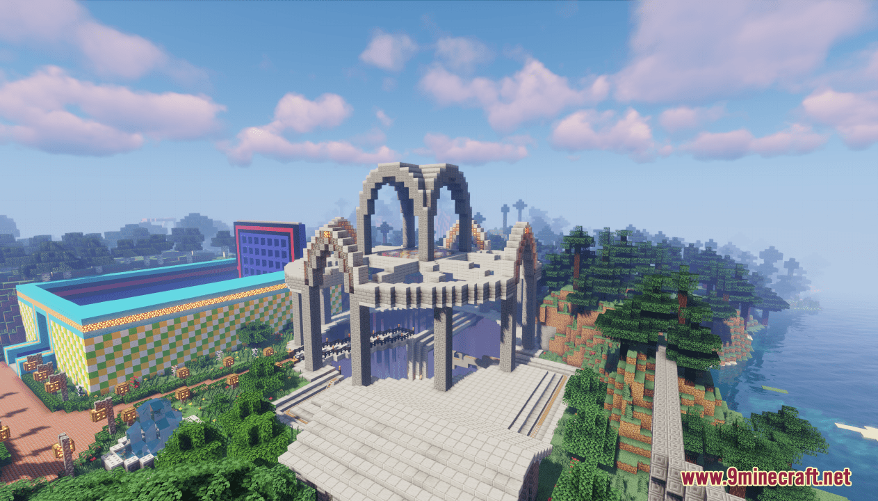 Rollercoaster Paradise Map (1.21.1, 1.20.1) - Thrills Await! 2