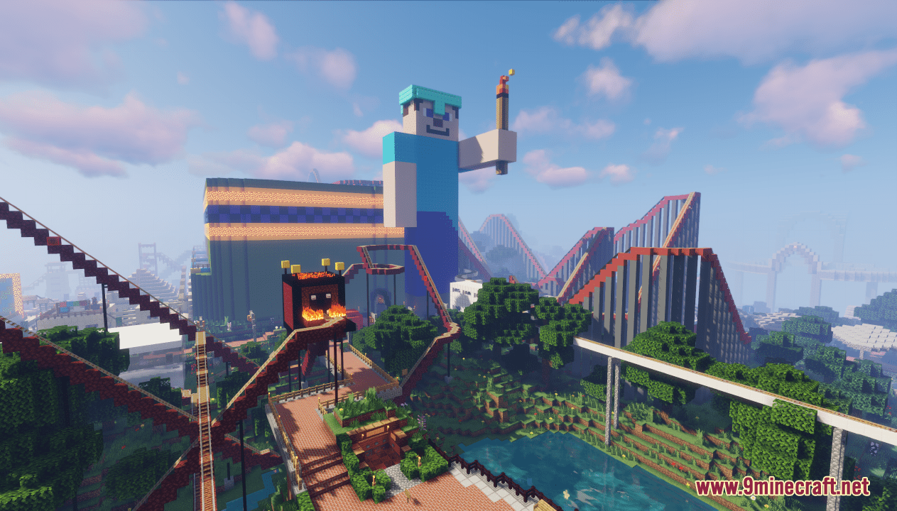 Rollercoaster Paradise Map (1.21.1, 1.20.1) - Thrills Await! 11