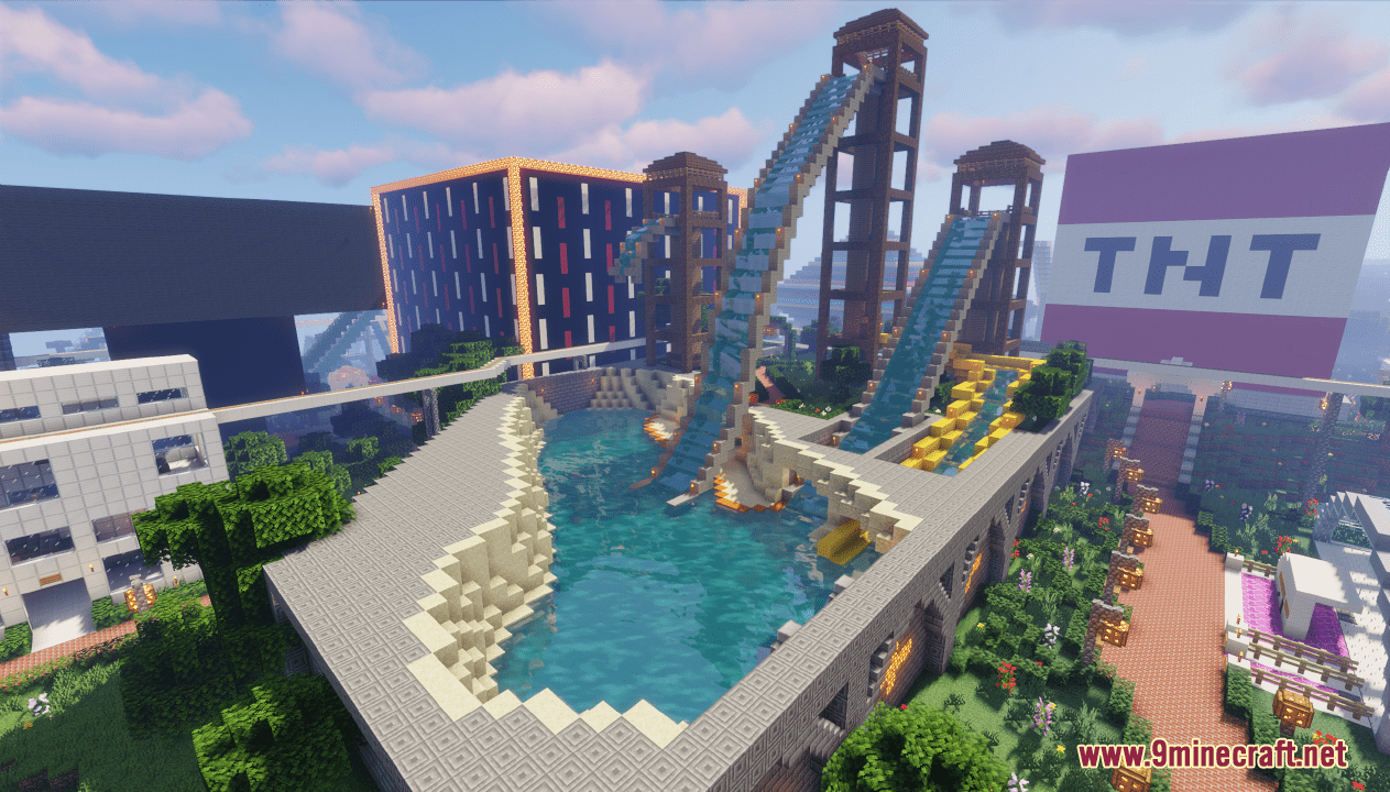 Rollercoaster Paradise Map (1.21.1, 1.20.1) - Thrills Await! 3