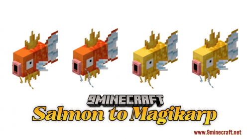 Salmon to Magikarp Resource Pack (1.20.6, 1.20.1) – Texture Pack Thumbnail