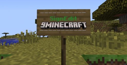 SignEdit Mod (1.16.5, 1.12.2) – Simply Edit Placed Signs Thumbnail