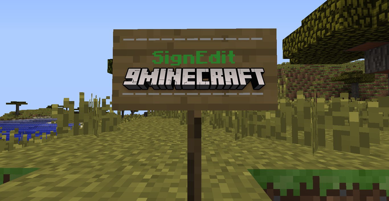 SignEdit Mod (1.16.5, 1.12.2) - Simply Edit Placed Signs 1