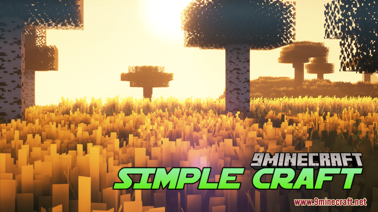 SimpleCraft Resource Pack (1.21, 1.20.1) - Texture Pack 1