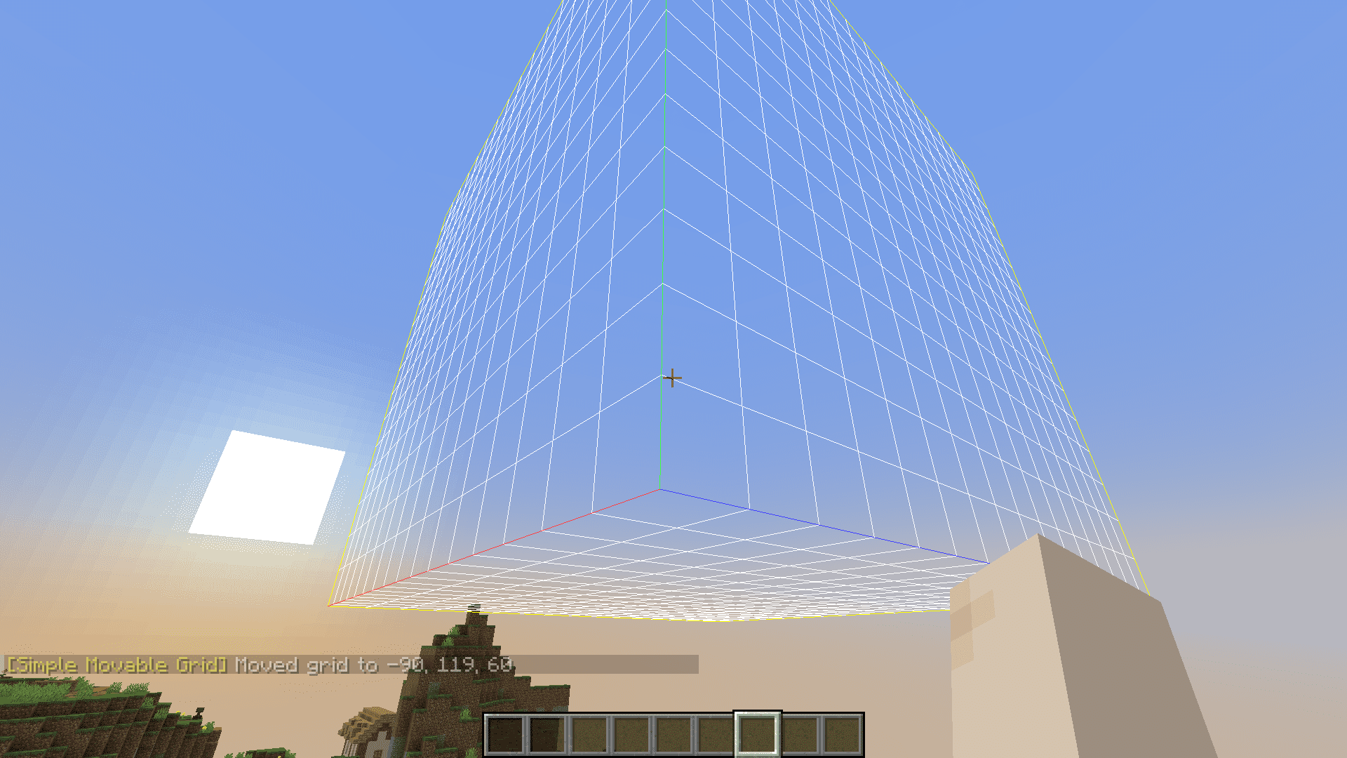 Simple Movable Grid Mod (1.20.4, 1.19.4) - Grid Guide For Builders 8