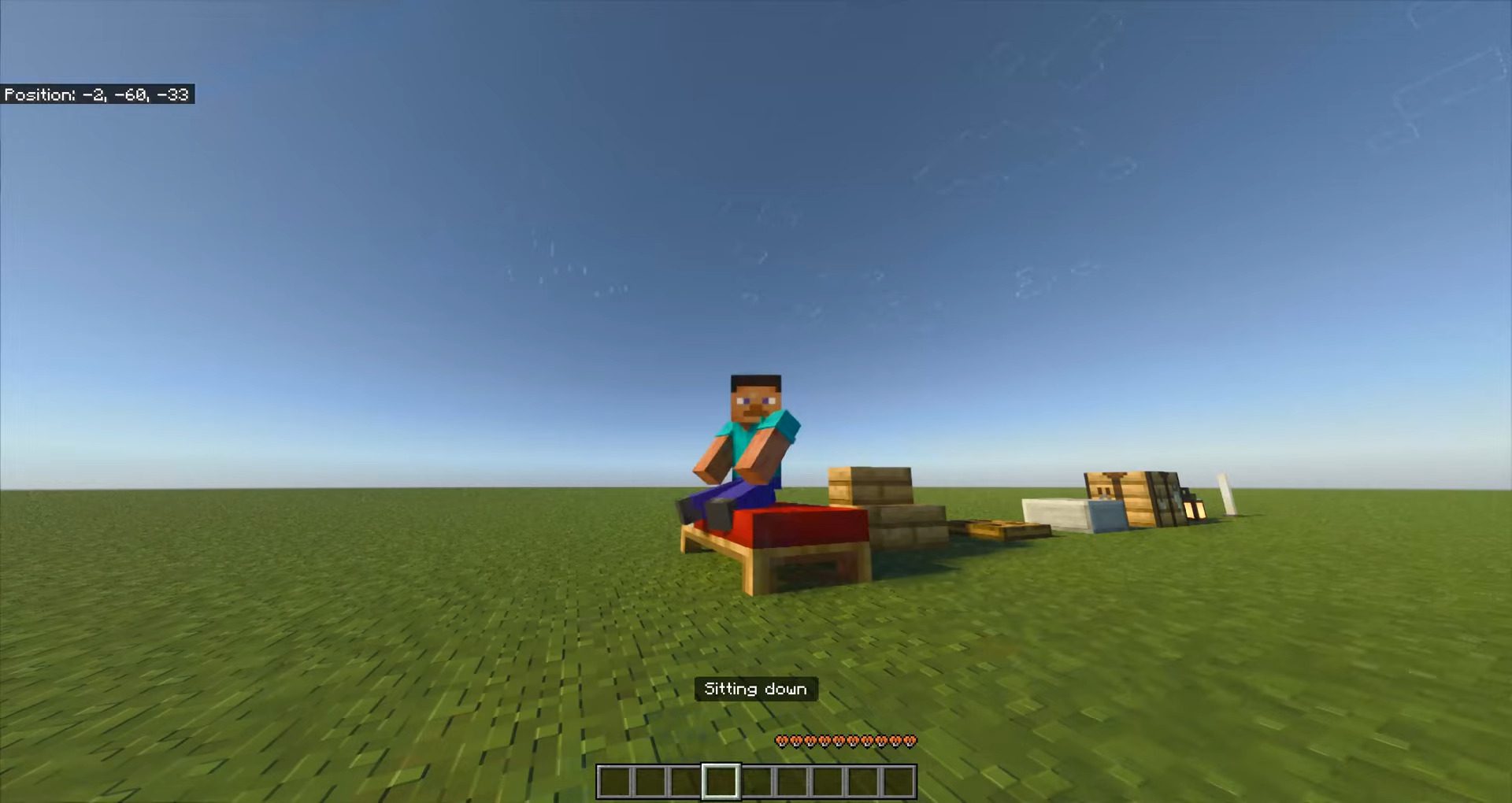 Simply Sit Addon (1.20) - MCPE/Bedrock Mod 4