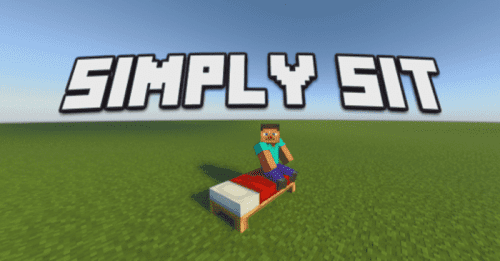 Simply Sit Addon (1.20) – MCPE/Bedrock Mod Thumbnail