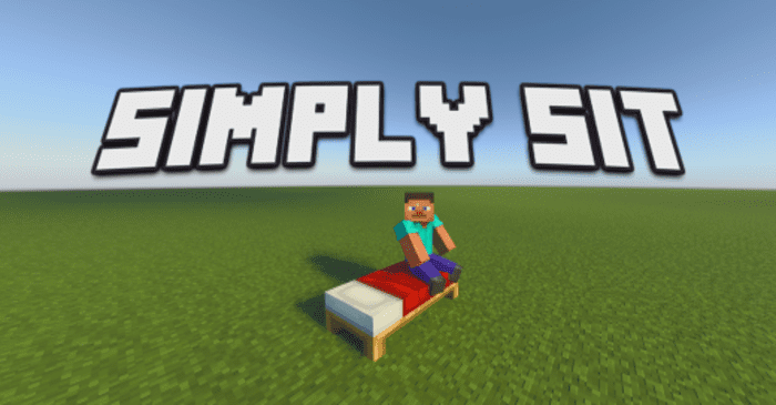 Simply Sit Addon (1.20) - MCPE/Bedrock Mod 1