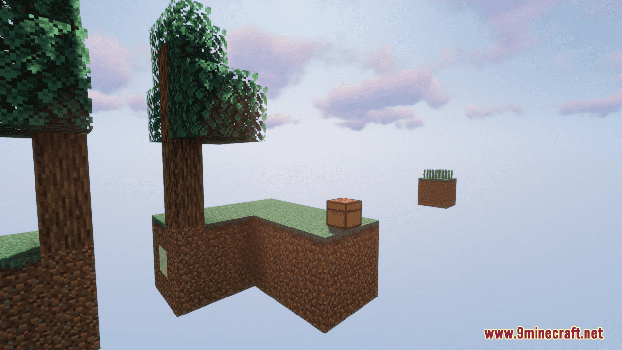 SkyBlock for 2 Players Map (1.21.1, 1.20.1) - Double Sky Islands 5