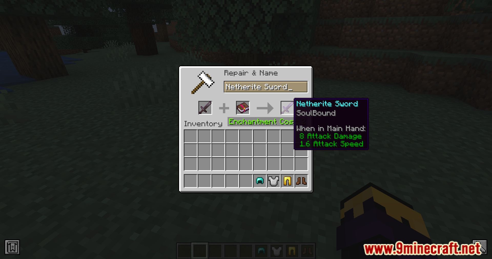 Soul Bound Enchantment Mod (1.21, 1.20.1) - Secure Your Valuables, Explore Fearlessly 3