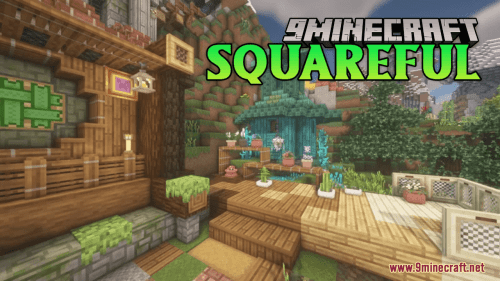 Squareful Resource Pack (1.21.1, 1.20.1) – Texture Pack Thumbnail