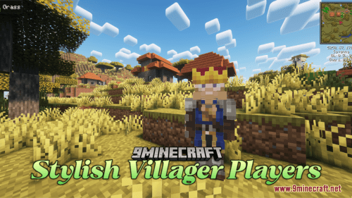 Stylish Villager Players Resource Pack (1.20.6, 1.20.1) – Texture Pack Thumbnail