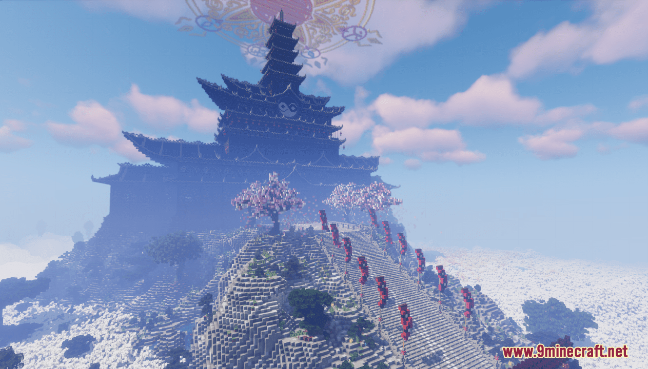 Temple of the Spirit of Cherry Blossom Map (1.21.1, 1.20.1) - Spiritual Sanctuary 11