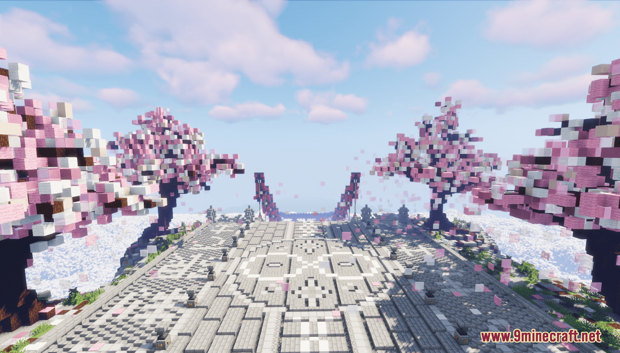 Temple of the Spirit of Cherry Blossom Map (1.21.1, 1.20.1) - Spiritual Sanctuary 8