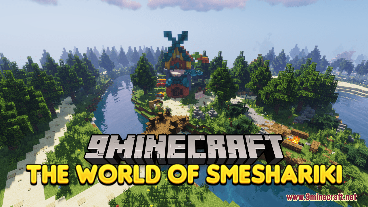 The World of Smeshariki Map (1.21.1, 1.20.1) - A Minecraft Tribute 1