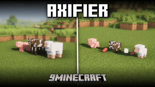 Axifier Mod (1.21, 1.20.1) – Obtain Meat Without Killing Mobs Thumbnail