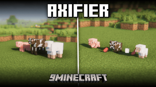 Axifier Mod (1.21.1, 1.20.1) – Obtain Meat Without Killing Mobs Thumbnail