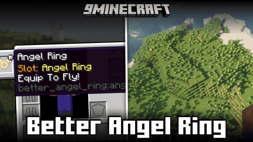 Better Angel Ring Mod (1.20.2, 1.20.1) – Creative Fly In Survival Mode Thumbnail