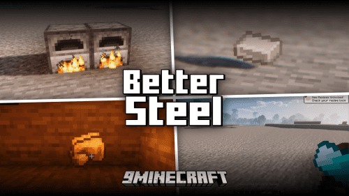 Better Steel Mod (1.20.2, 1.19.4) – Adds Steel Processing Steps Thumbnail