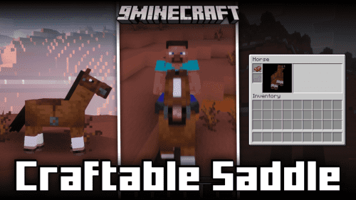 Craftable Saddle Mod (1.20.1, 1.19.4) – The Craftables Series Thumbnail