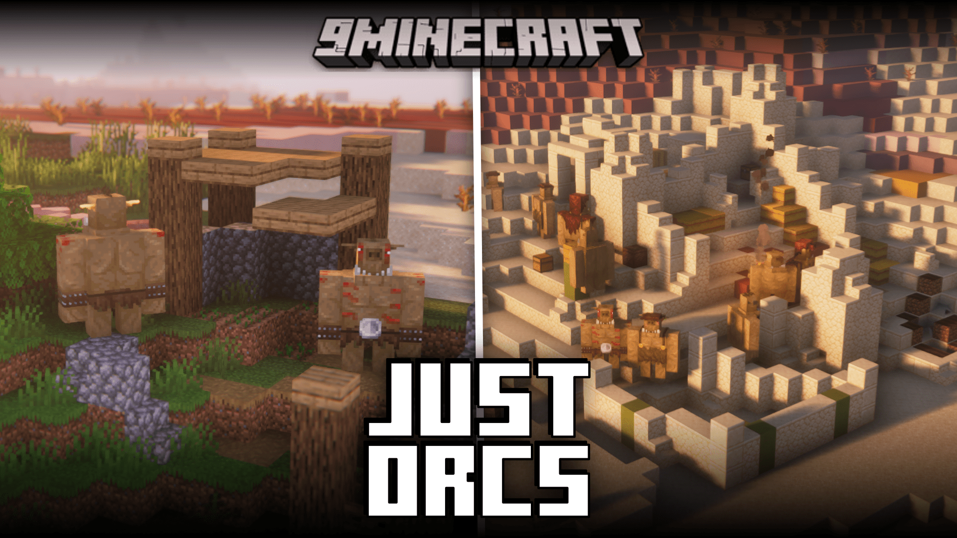 Just Orcs Mod (1.20.1) - Orcs, Camps, Villages & More! 1