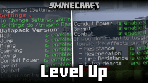 Zensiert_gamer Level Up Mod (1.20.6, 1.20.1) – Increase Skills By Playing Thumbnail