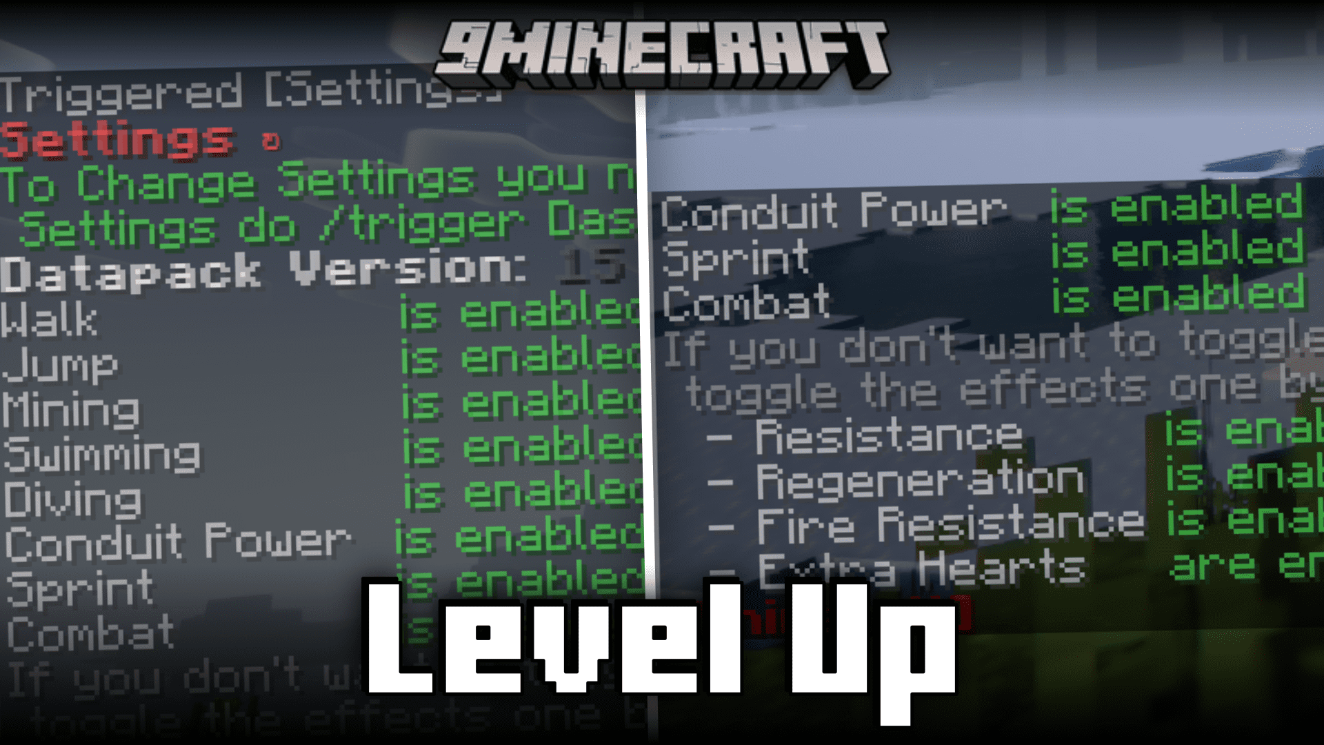 Zensiert_gamer Level Up Mod (1.20.6, 1.20.1) - Increase Skills By Playing 1