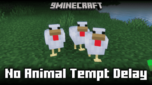 No Animal Tempt Delay Mod (1.21, 1.20.1) – Better Mob Luring Thumbnail