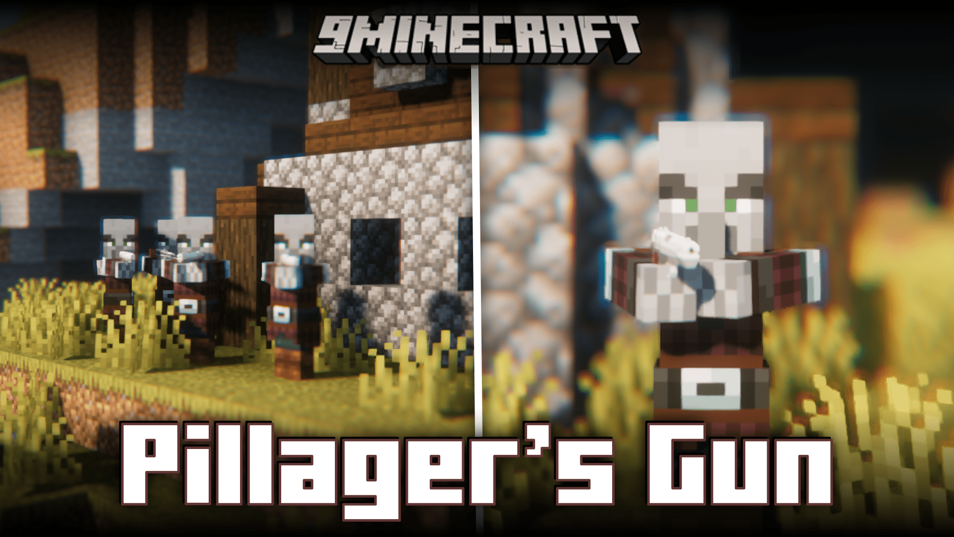 Pillager's Gun Mod (1.20.1, 1.19.2) - Firearm Equipped Pillagers 1