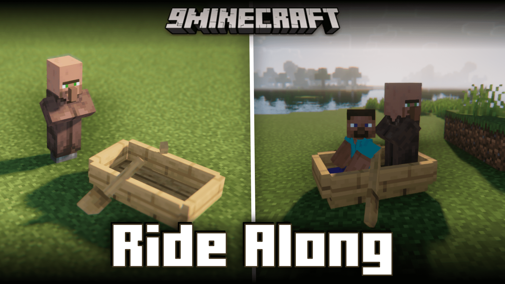 Ride Along Mod (1.20.1, 1.19.2) - Large Mobs Carry Small Mobs 1