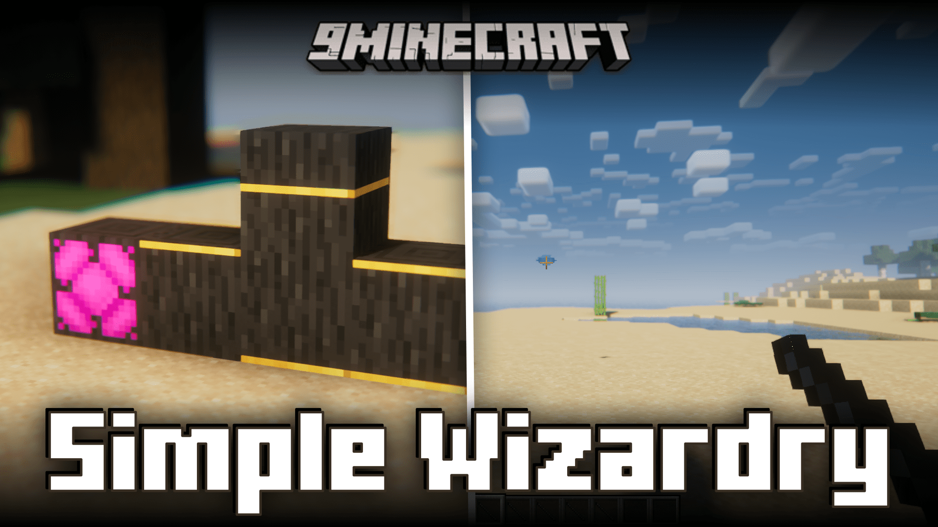 Simple Wizardry Mod (1.20.1) - Staffs That Can Be Upgraded With Gems 1