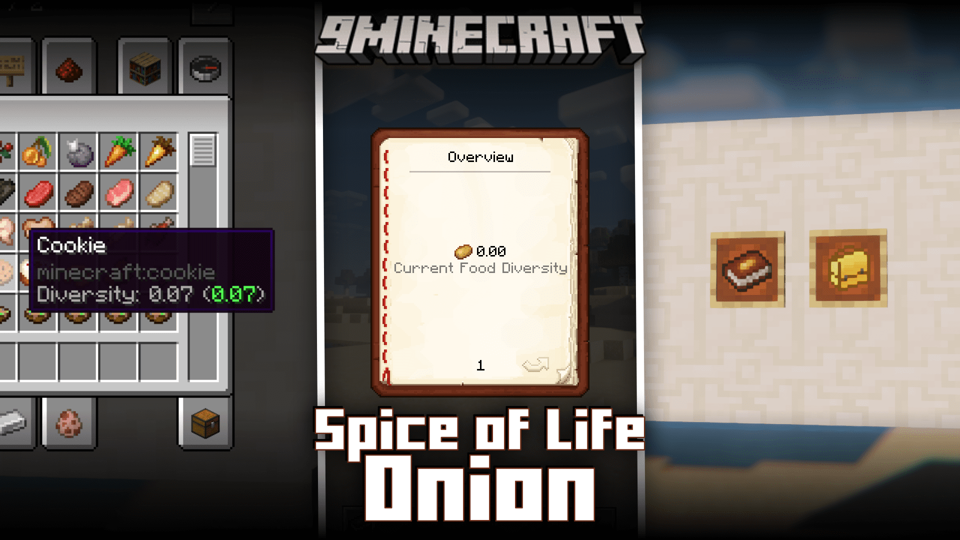 Spice of Life Onion Mod (1.21.1, 1.20.1) - Encourages Dietary Variety 1