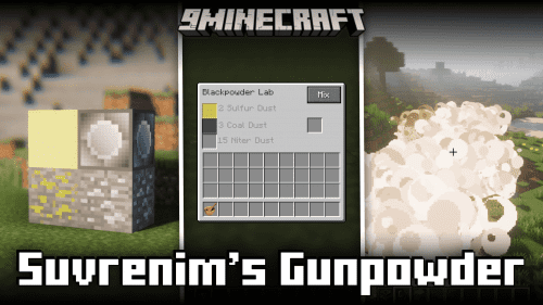 Suvrenim’s Gunpowder Mod (1.20.1) – New Ores & Explosives Thumbnail