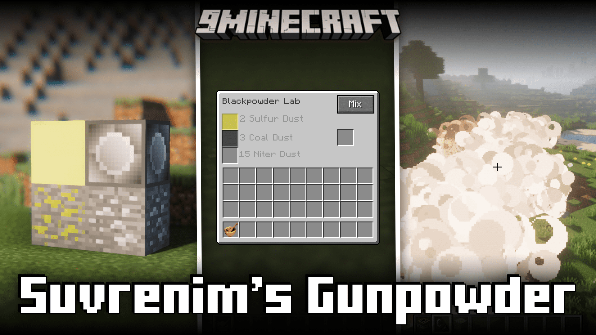 Suvrenim's Gunpowder Mod (1.20.1) - New Ores & Explosives 1