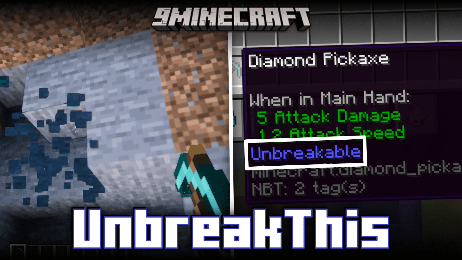 UnbreakThis Mod (1.20.2, 1.19.4) - Unbreakable Item Command 1