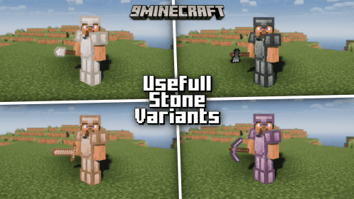 Usefull Stone Variants Mod (1.20.1, 1.19.3) – Sculk, Amethyst & Stone Gear Thumbnail