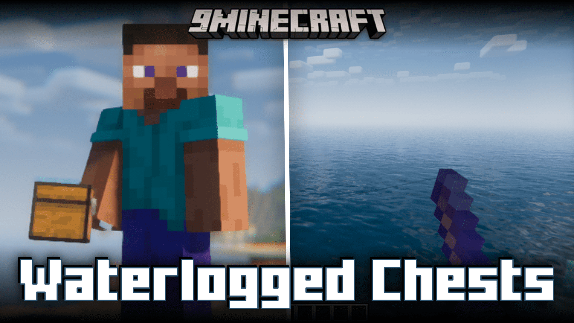 Waterlogged Chests Mod (1.20.2, 1.19.4) - Fishable Loot Chests 1