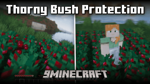 Thorny Bush Protection Mod (1.21.1, 1.20.1) – Walk Safe Through Berry Busher Thumbnail