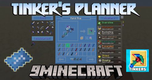 Tinker’s Planner Mod (1.18.2, 1.16.5) – Test Different Tool Material Thumbnail