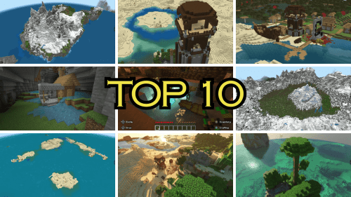 10 Awesome Minecraft Seeds All The Time (1.20.6, 1.20.1) – Java/Bedrock Edition Thumbnail