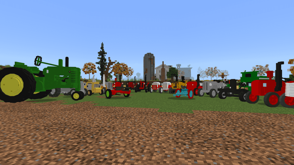 Tractors Addon (1.20) - MCPE/Bedrock Mod 2