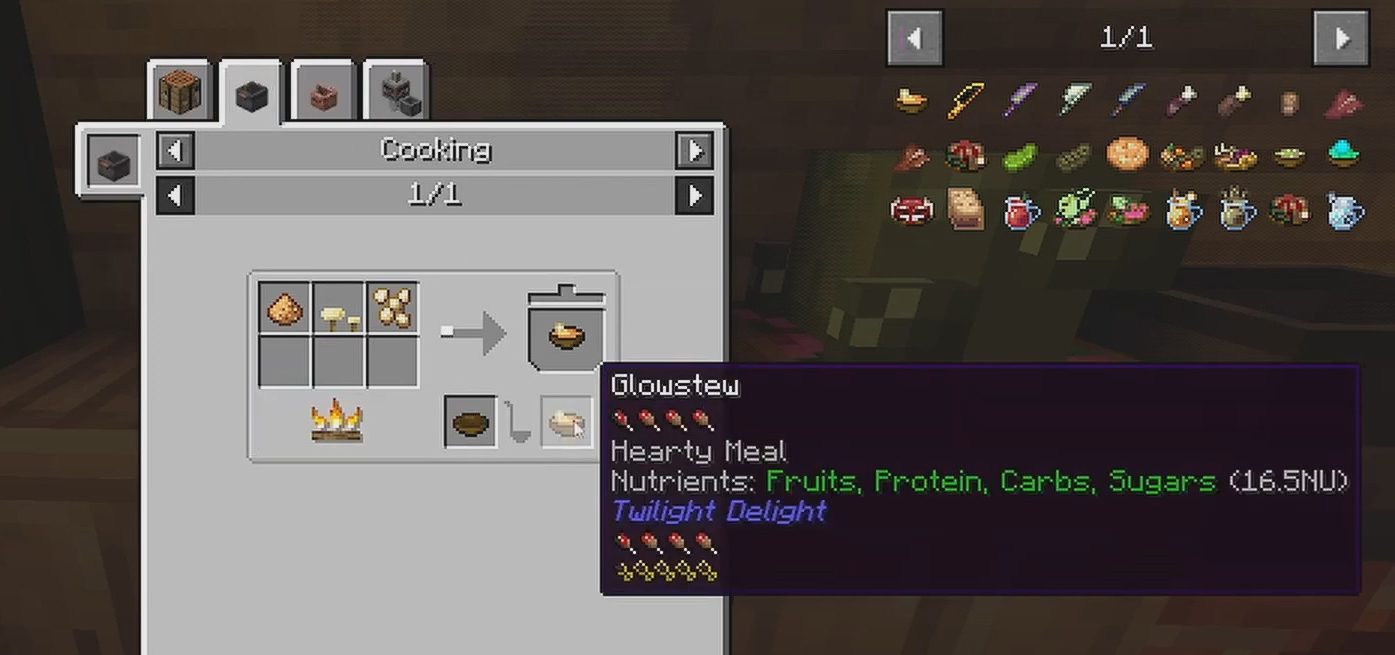 Twilight Delight Mod (1.18.2, 1.16.5) - More Delicious Food in The Twilight Forest 7